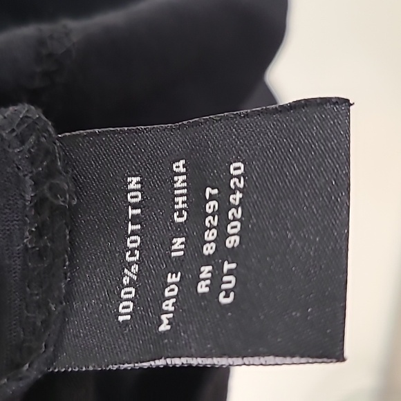 *NWT* VERTIGO Black w/White Embroidery Sleeveless Dress, size Large (runs small) - Picture 7 of 7